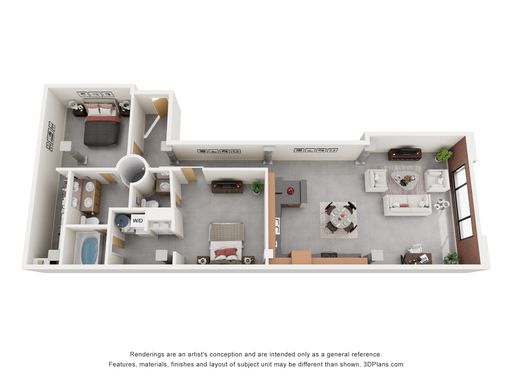 Spacious 2-Bed | Sunlit Washington Ave Views | Modern Finishes – photo 1