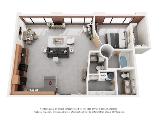 Bright & Spacious 1-Bedroom Loft | Luxury Upgrades & Morning Sun – photo 1