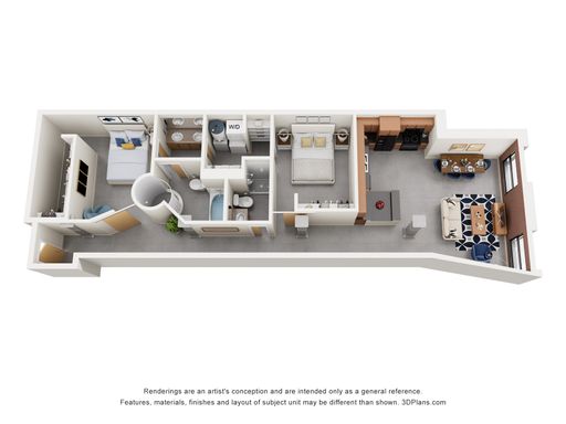 Upgraded 1,200+ Sq Ft Loft | 2 Bed, 2 Bath | Authentic Character – photo 1