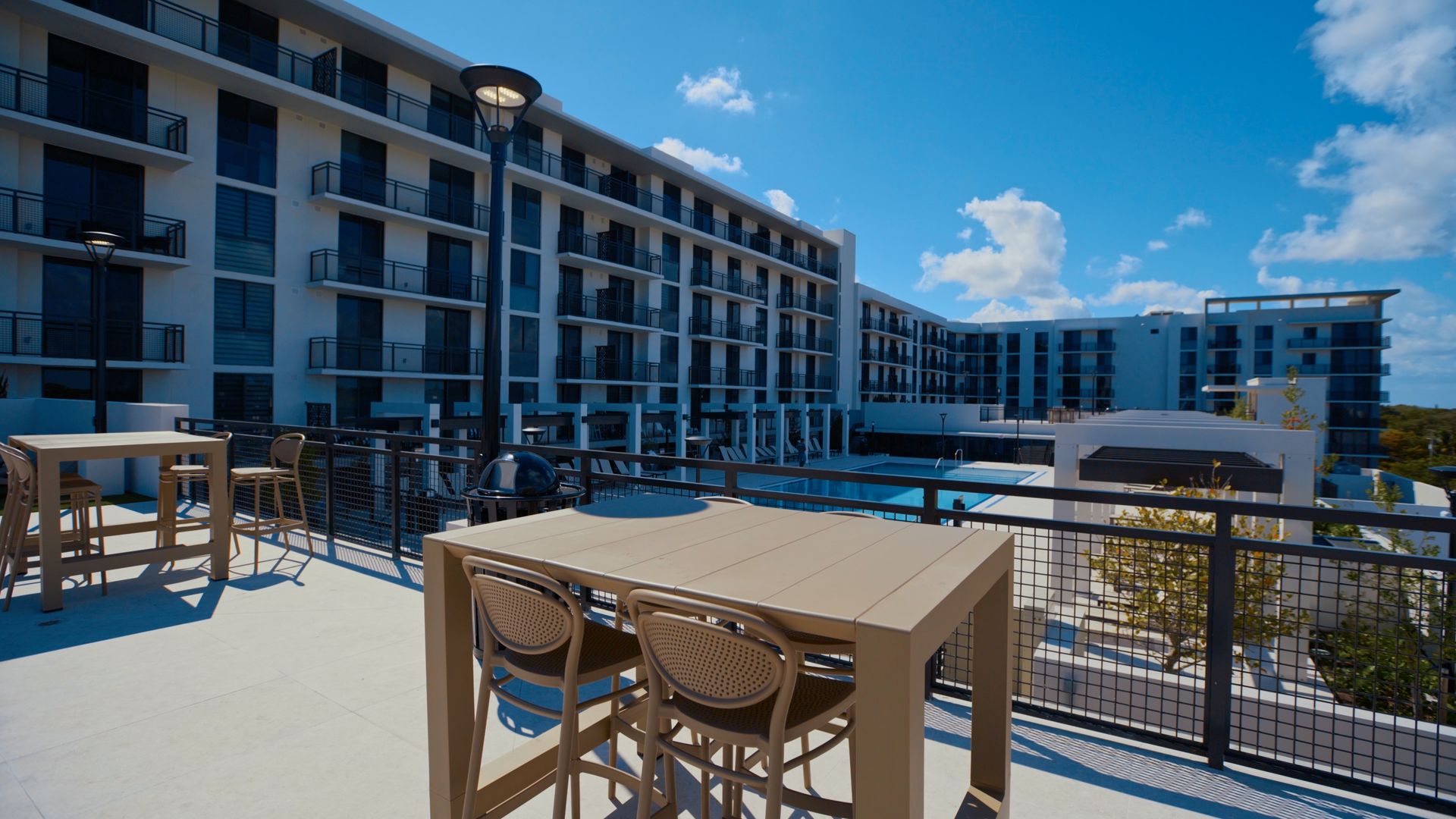 Roof deck at Omega Investors Group LLC