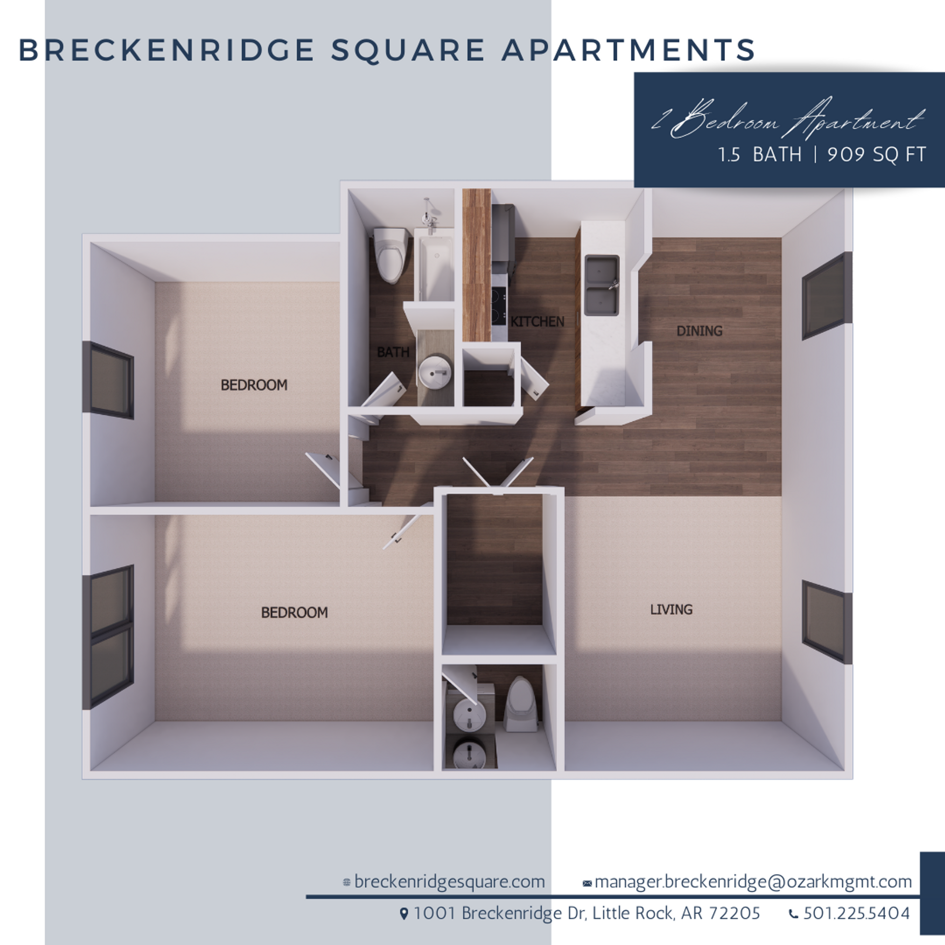 Little Rock Apartment: 1001 Breckenridge Dr