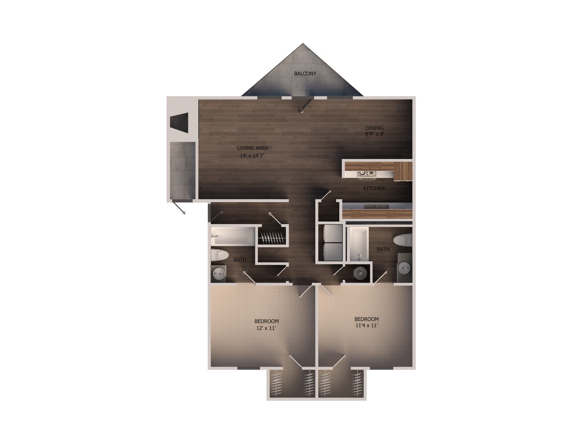 Maumelle Apartment: 100 Edgewood Dr
