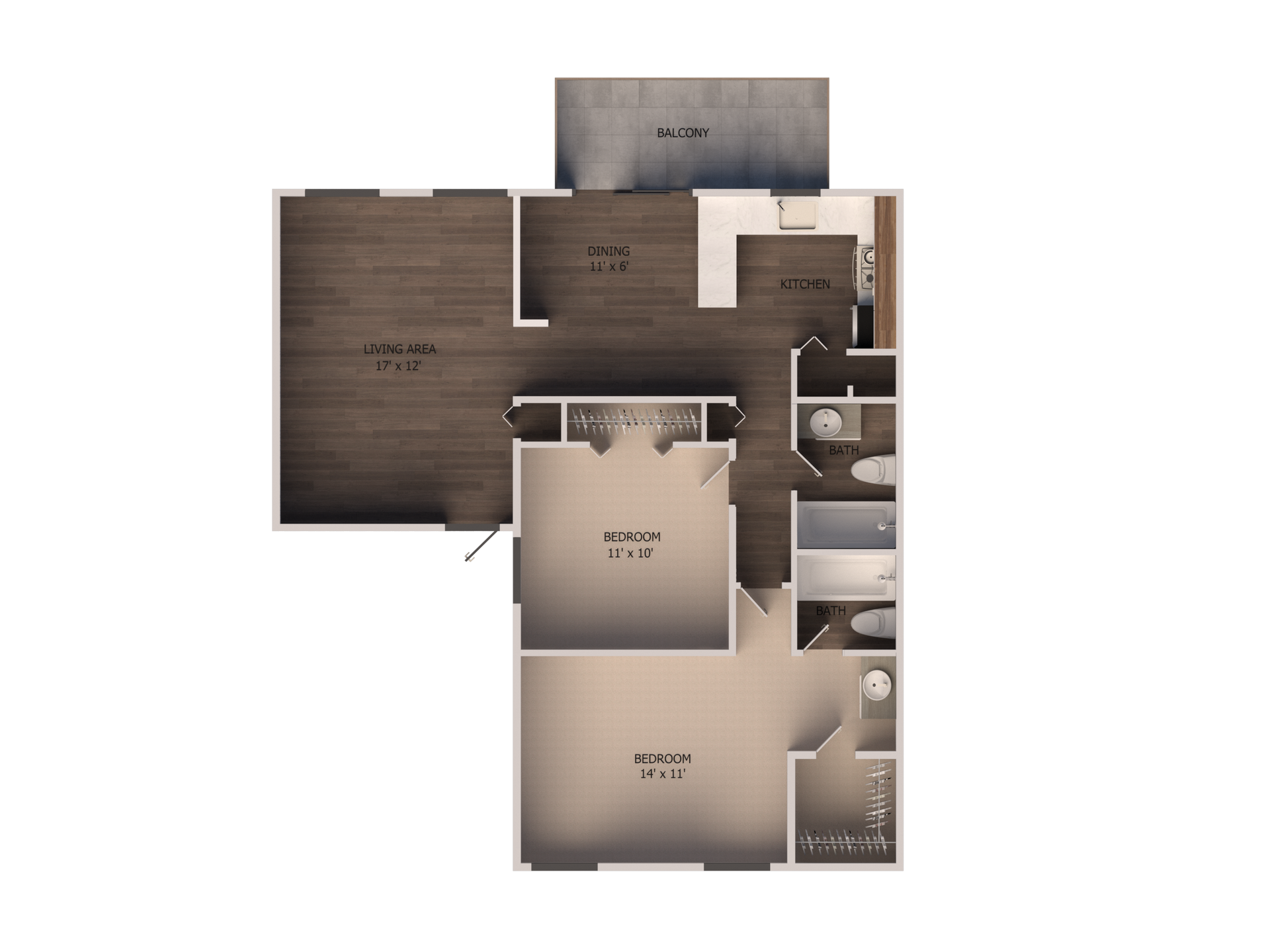 Little Rock Apartment: 1221 Reservoir Rd