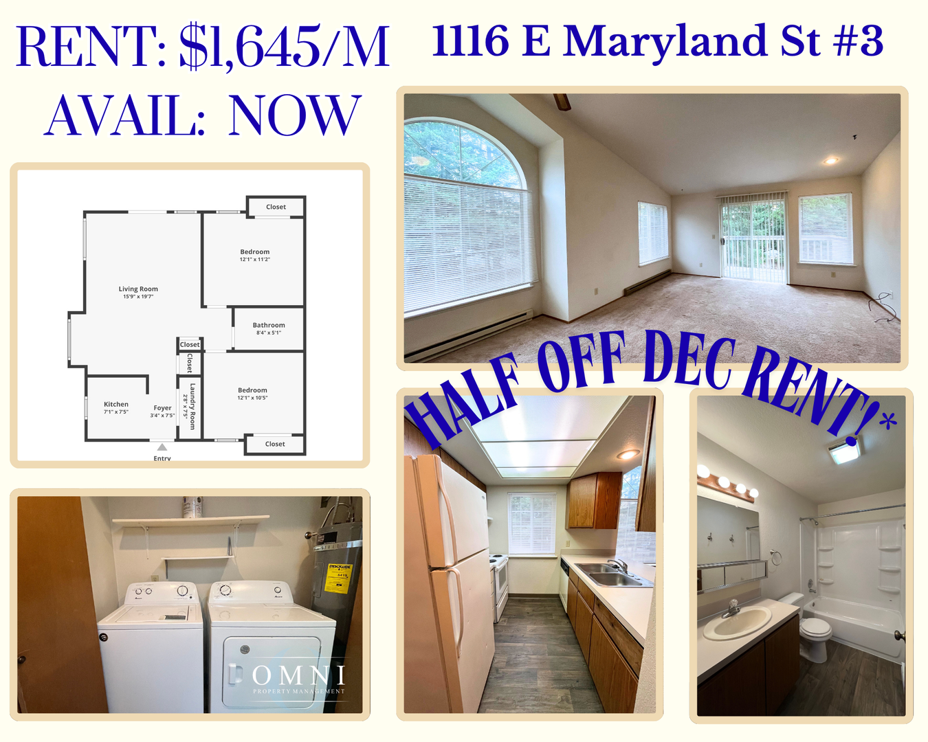 Bellingham Apartment: 1116 E. Maryland Street - 3
