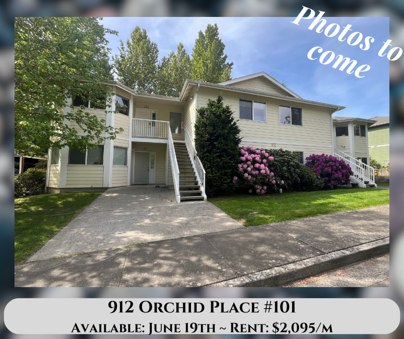 Bellingham Apartment: 912 Orchid Place