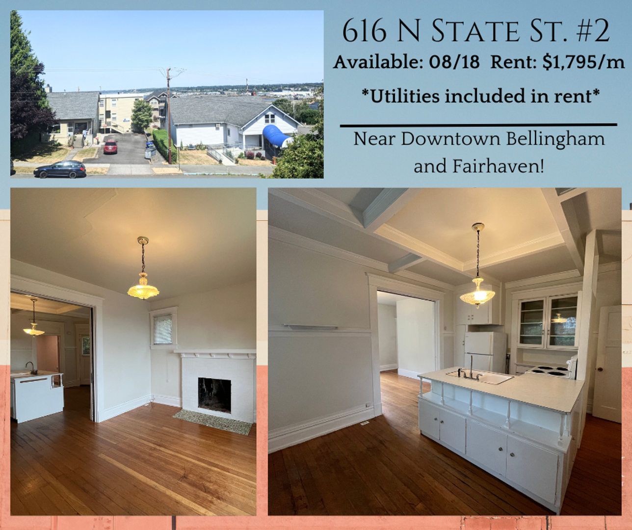 Bellingham Apartment: 616 N State St #2