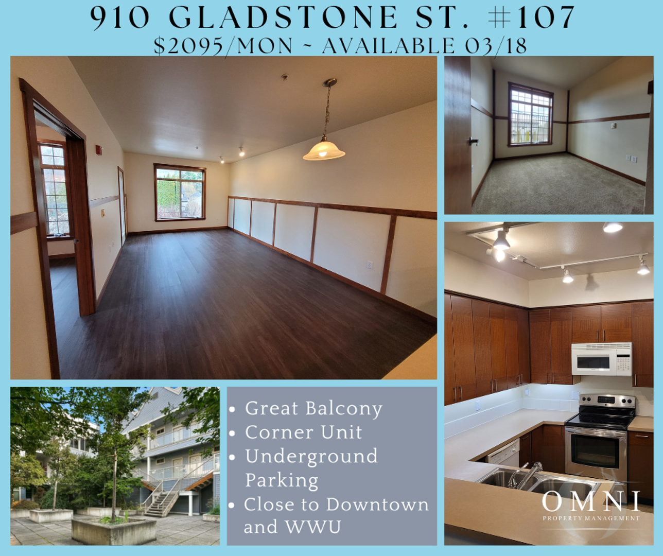 Bellingham House: 910 Gladstone Street #107