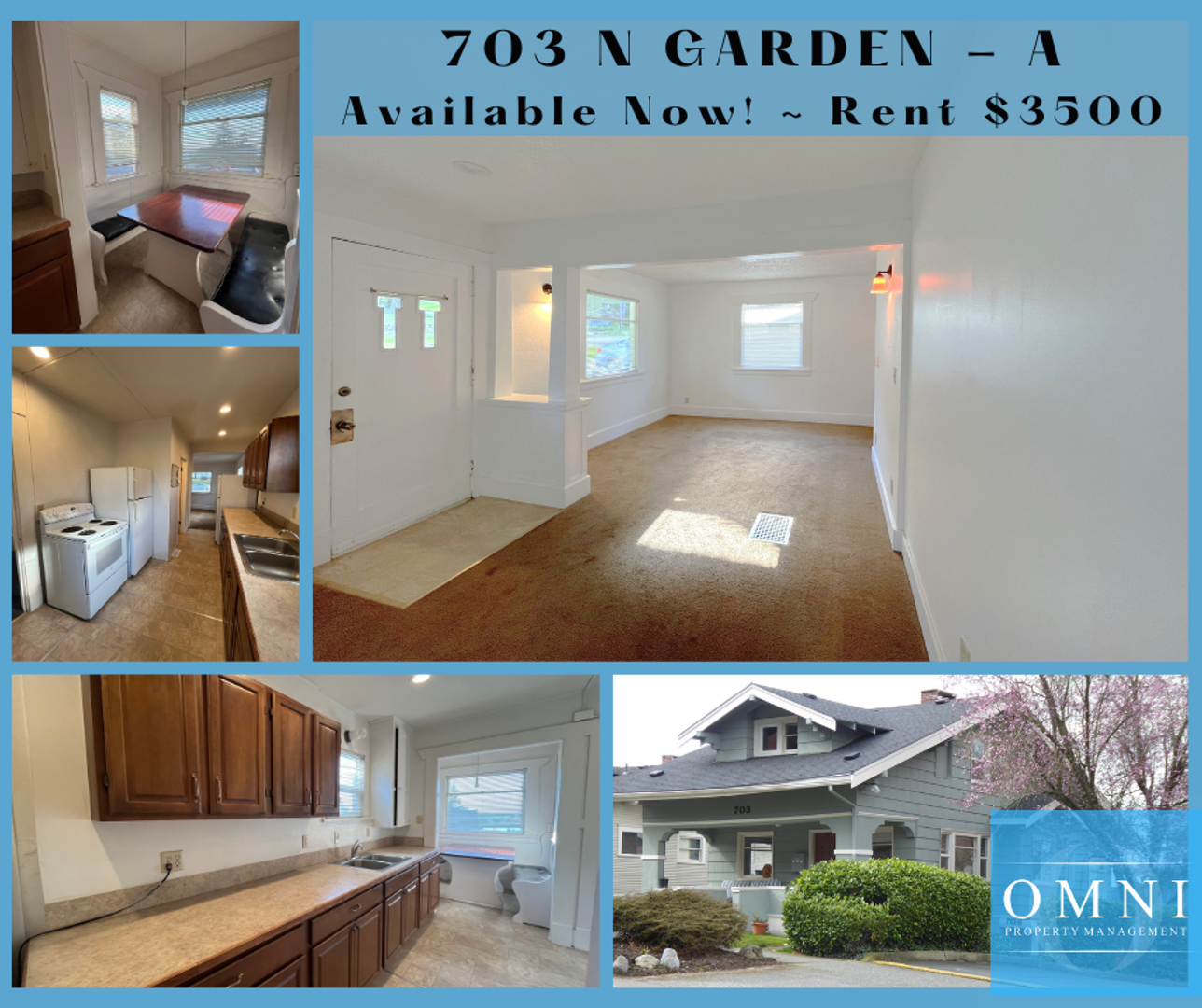 Bellingham Apartment: 703 N Garden Street - A