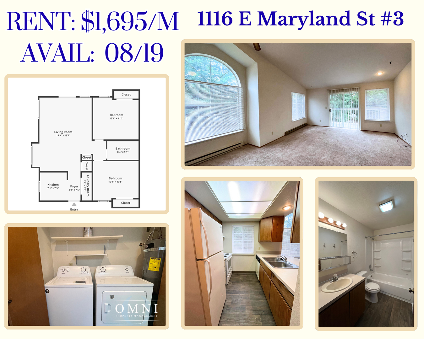 Bellingham Apartment: 1116 E. Maryland Street - 3