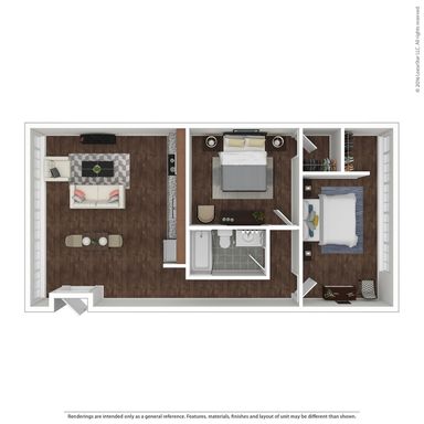 2 Beds 1 Bath – photo 1
