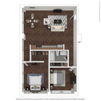 2 Beds 1 Bath – photo 1
