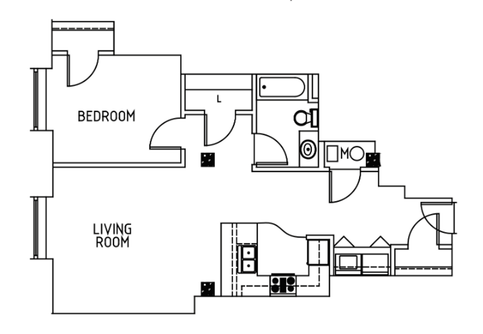 Kansas City Apartment: 200 W 5th Street