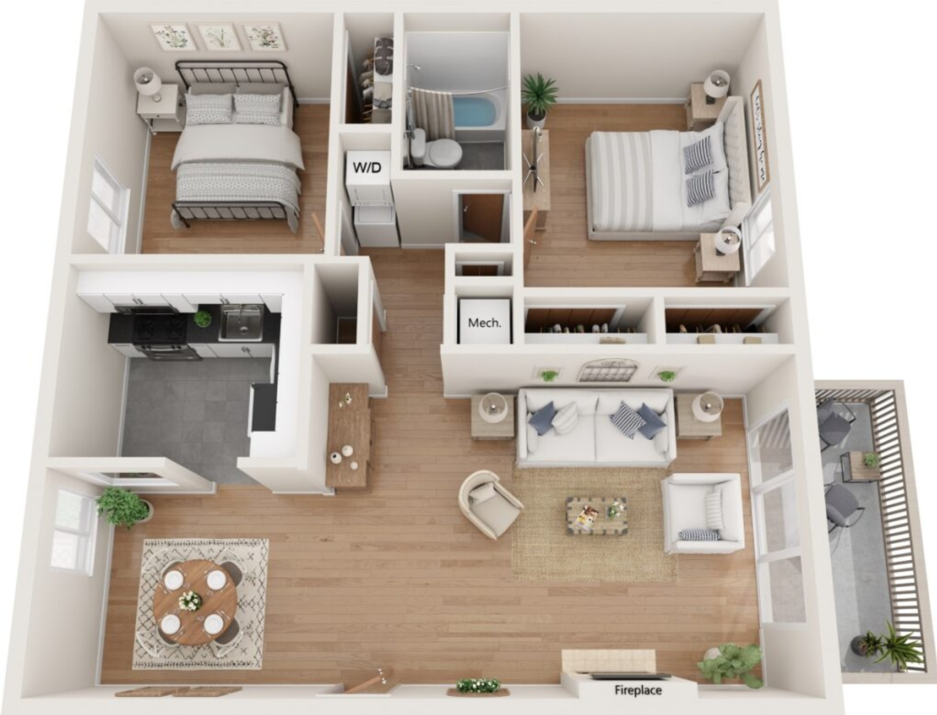 Shawnee Apartment: 7650 Goddard St