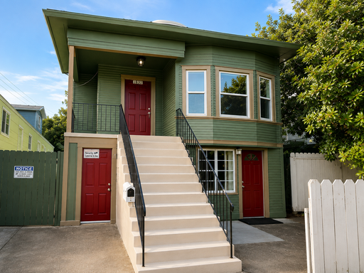 FOR RENT — BEAUTIFULLY REMODELED WEST BERKELEY DUPLEX – photo 1