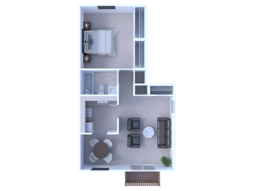 Village standard one bedroom – photo 1