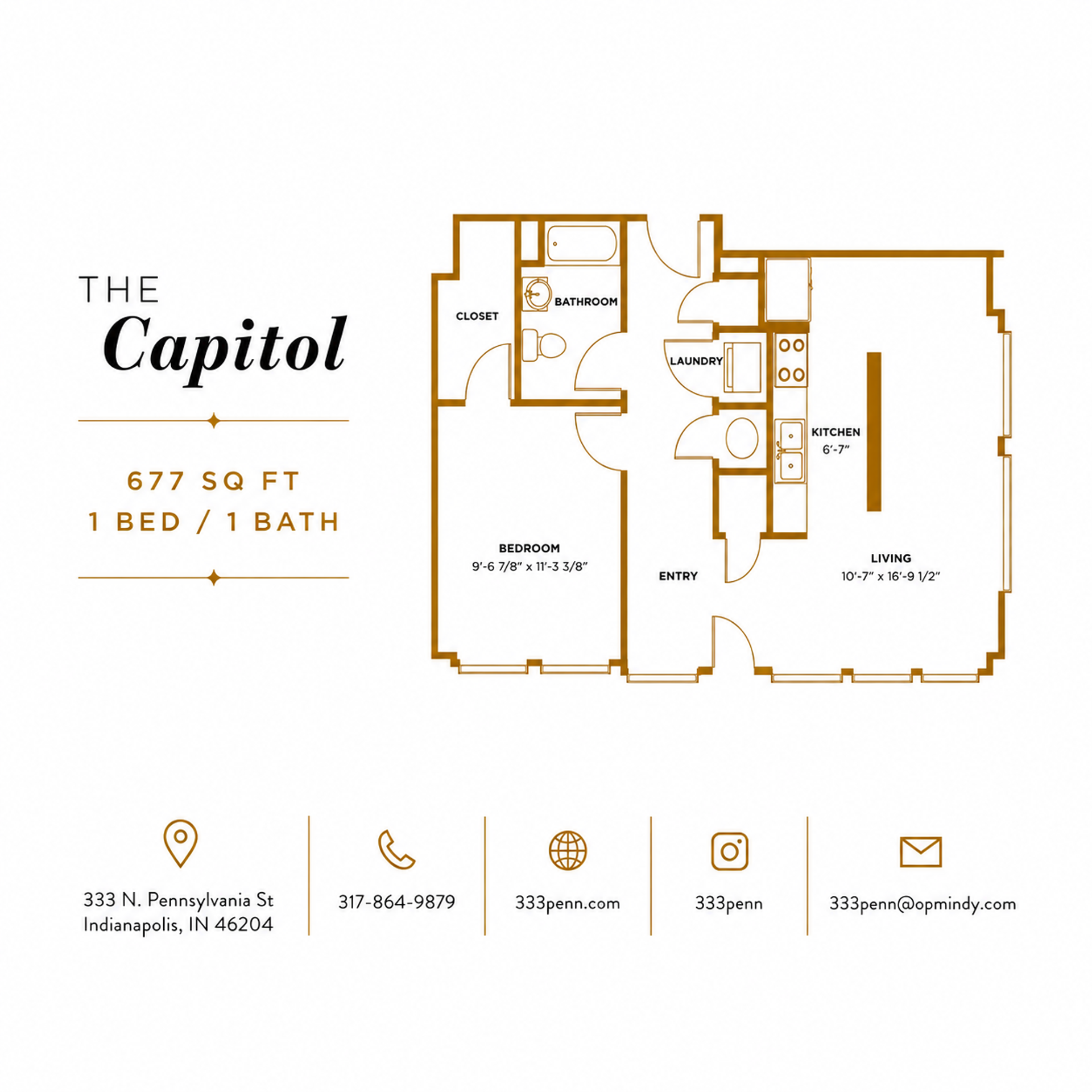Indianapolis Apartment: 333 N Pennsylvania Street