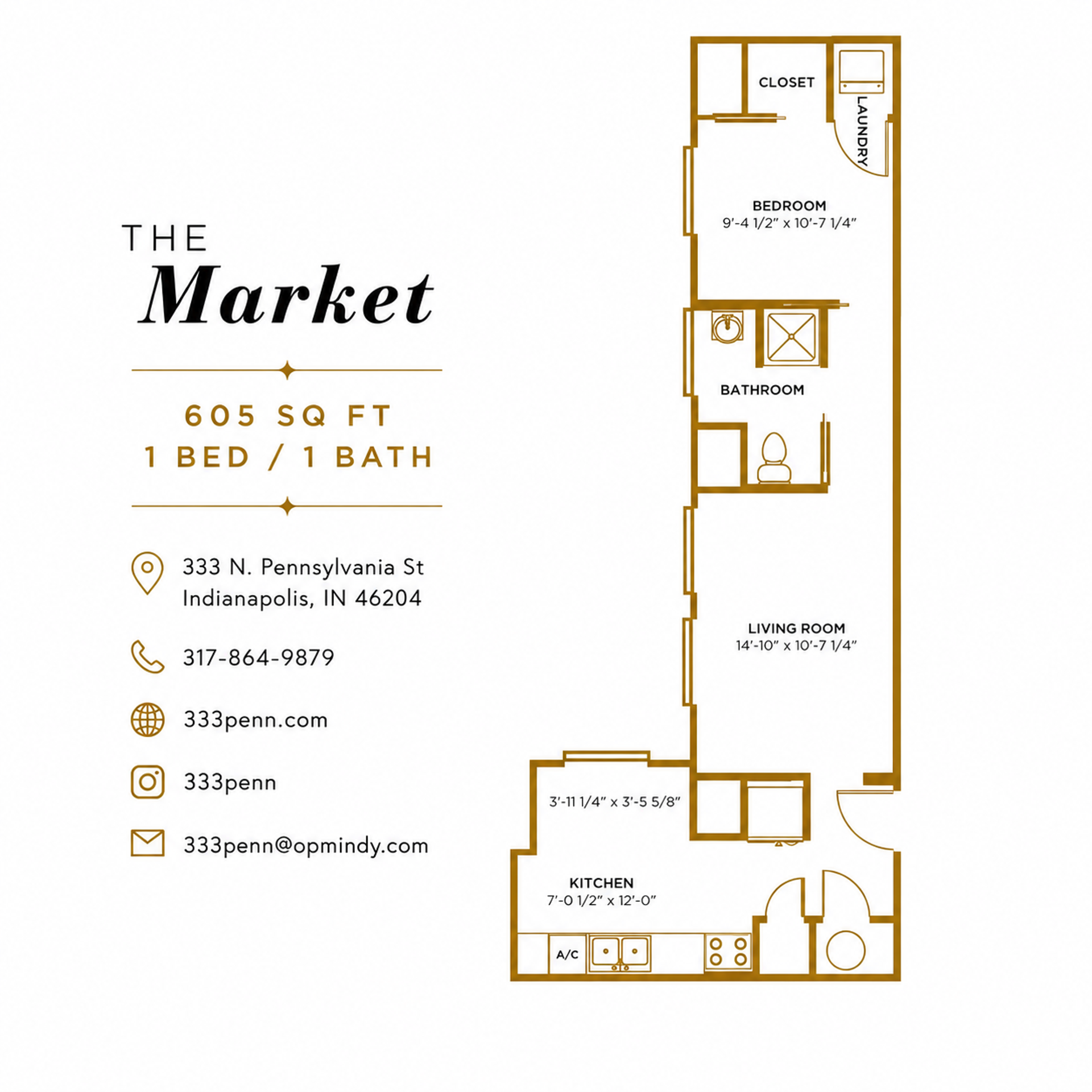 Indianapolis Apartment: 333 N Pennsylvania Street