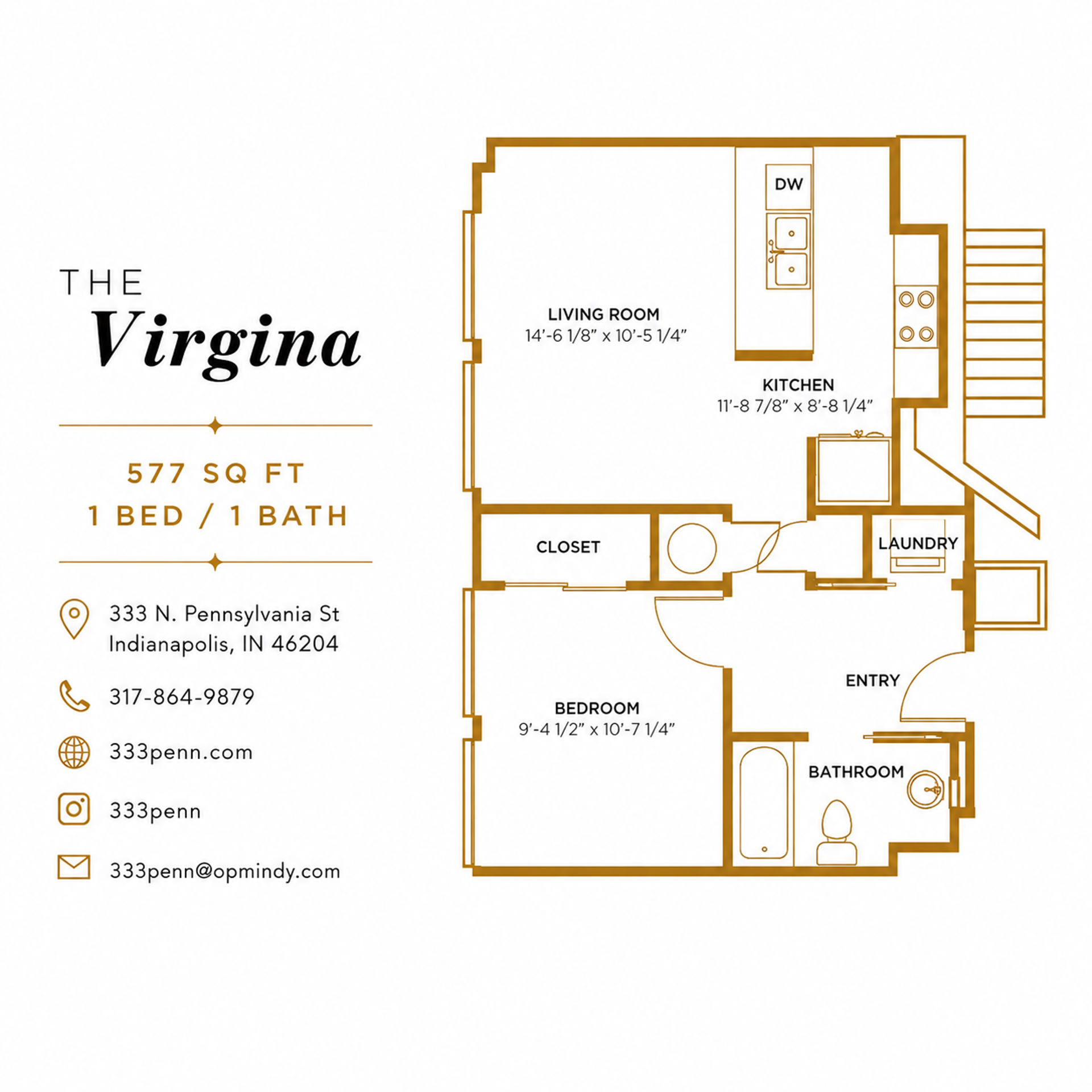Indianapolis Apartment: 333 N Pennsylvania Street