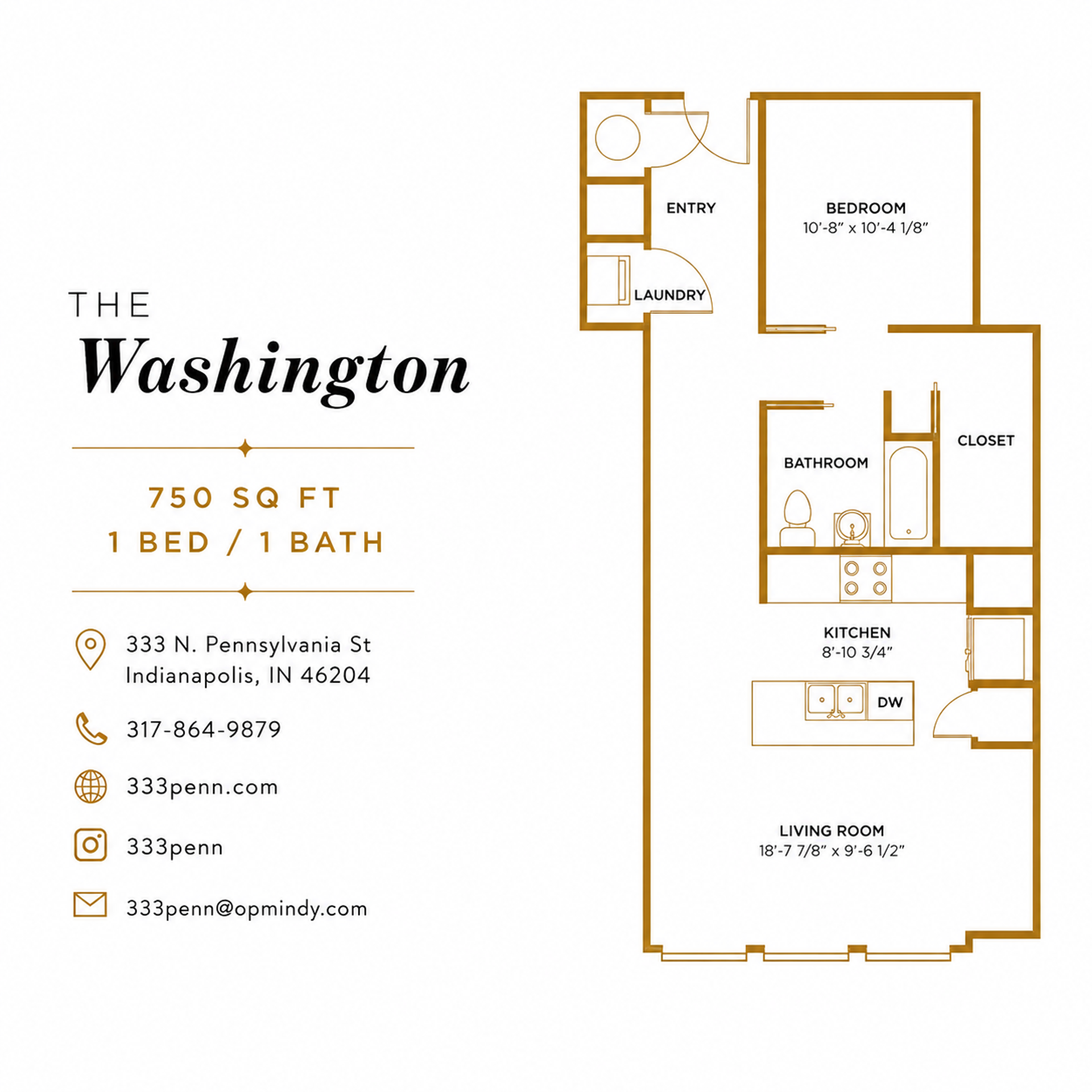 Indianapolis Apartment: 333 N Pennsylvania Street