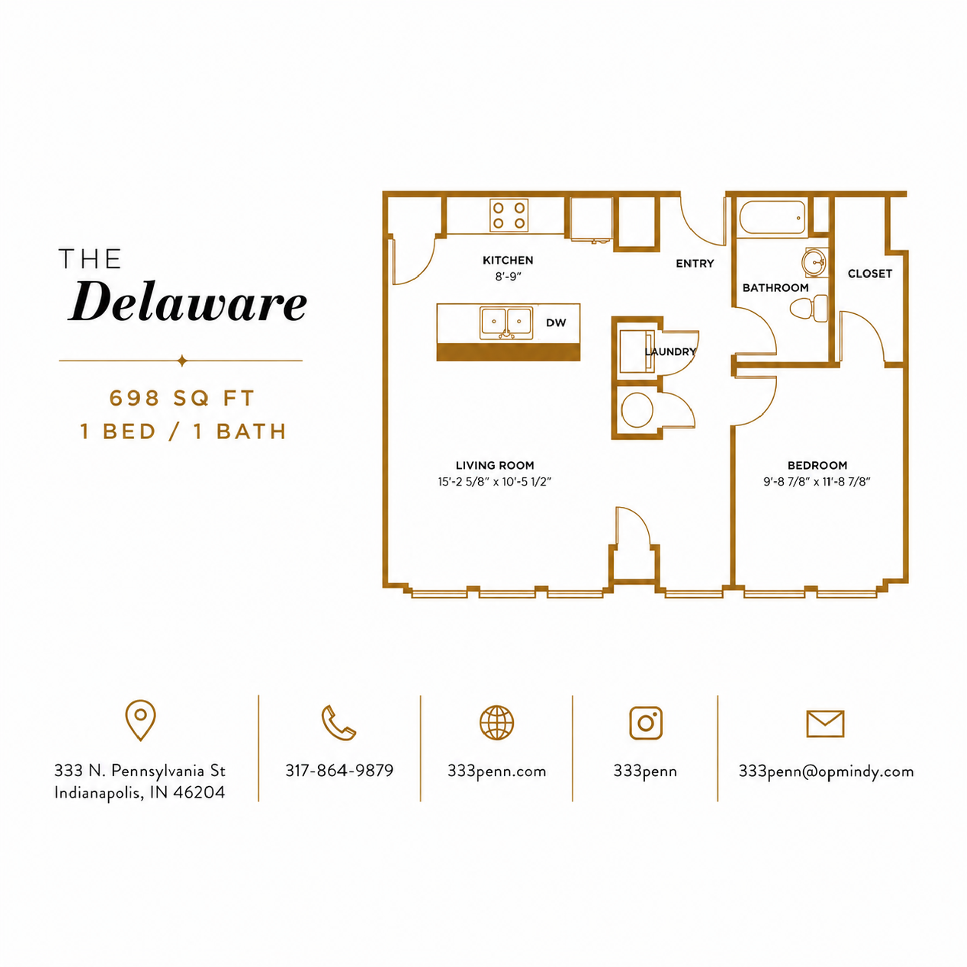 Indianapolis Apartment: 333 N Pennsylvania Street