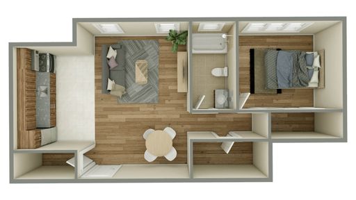 Mid-Town DownTown!! 1 bed 1 bath – photo 1