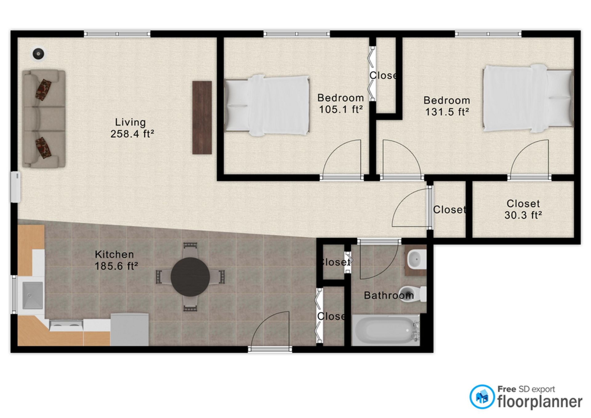 Badger Apartment: 109 N Birch St