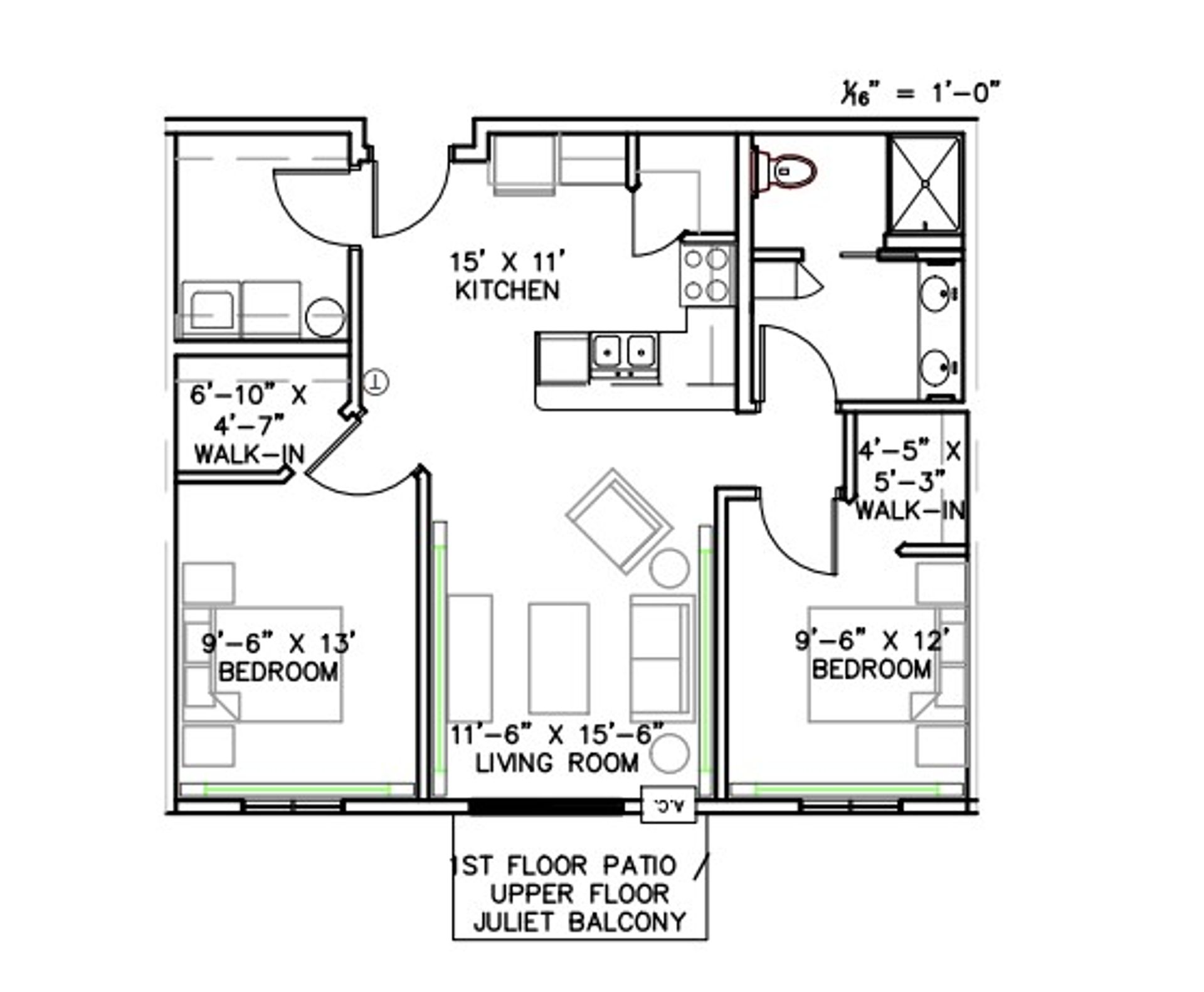 Dilworth Apartment: 222 14th St NE
