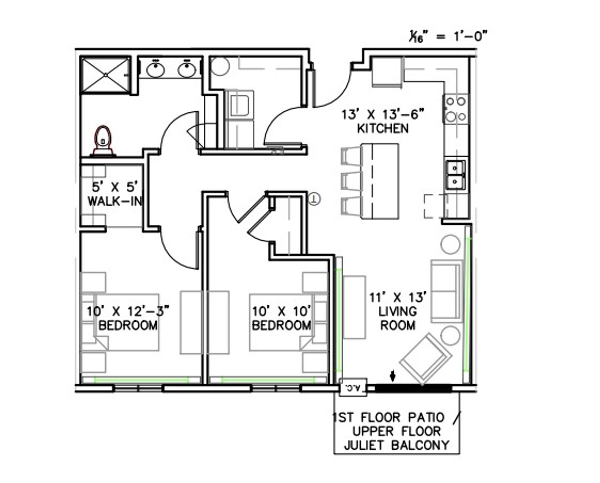Dilworth Apartment: 222 14th St NE