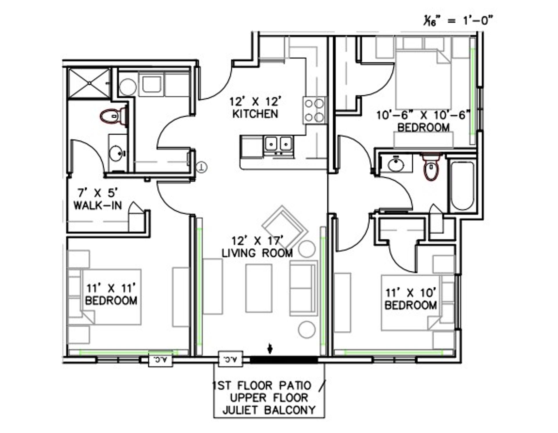 Dilworth Apartment: 222 14th St NE