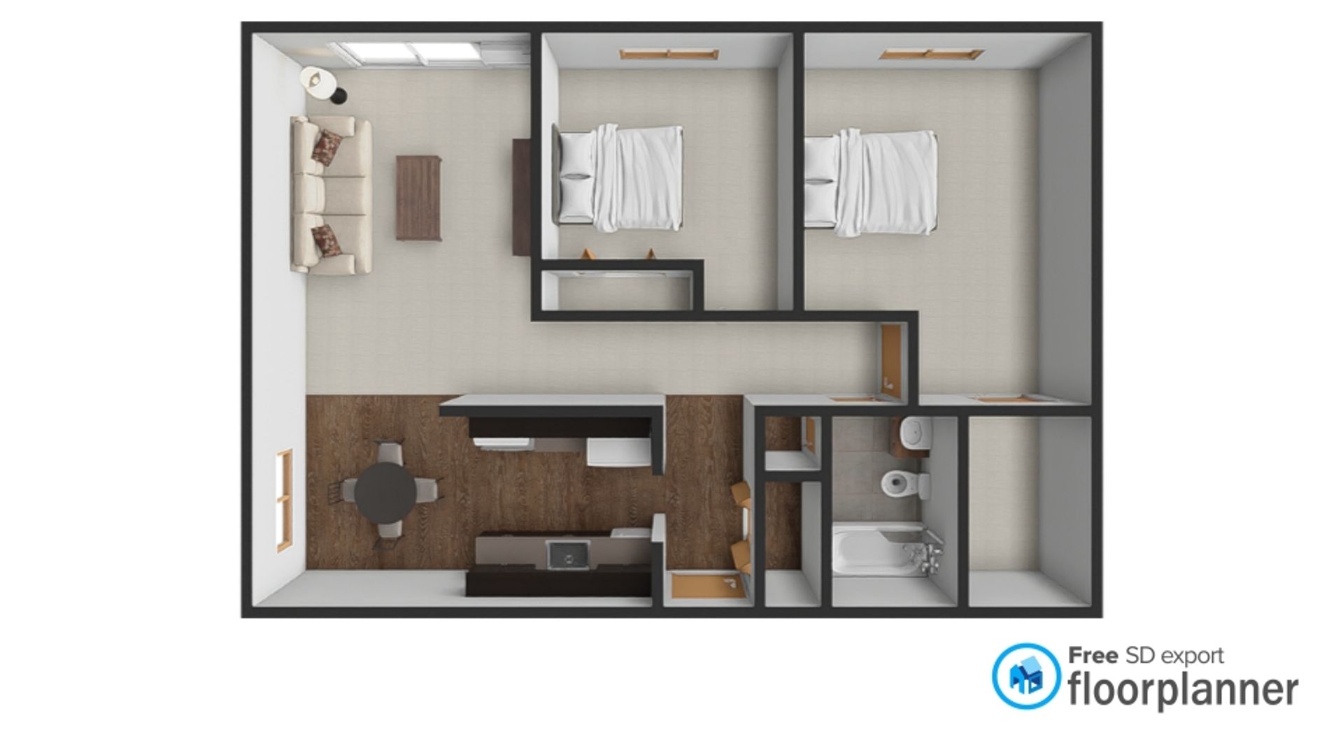 Roseau Apartment: 503 3rd Ave SW