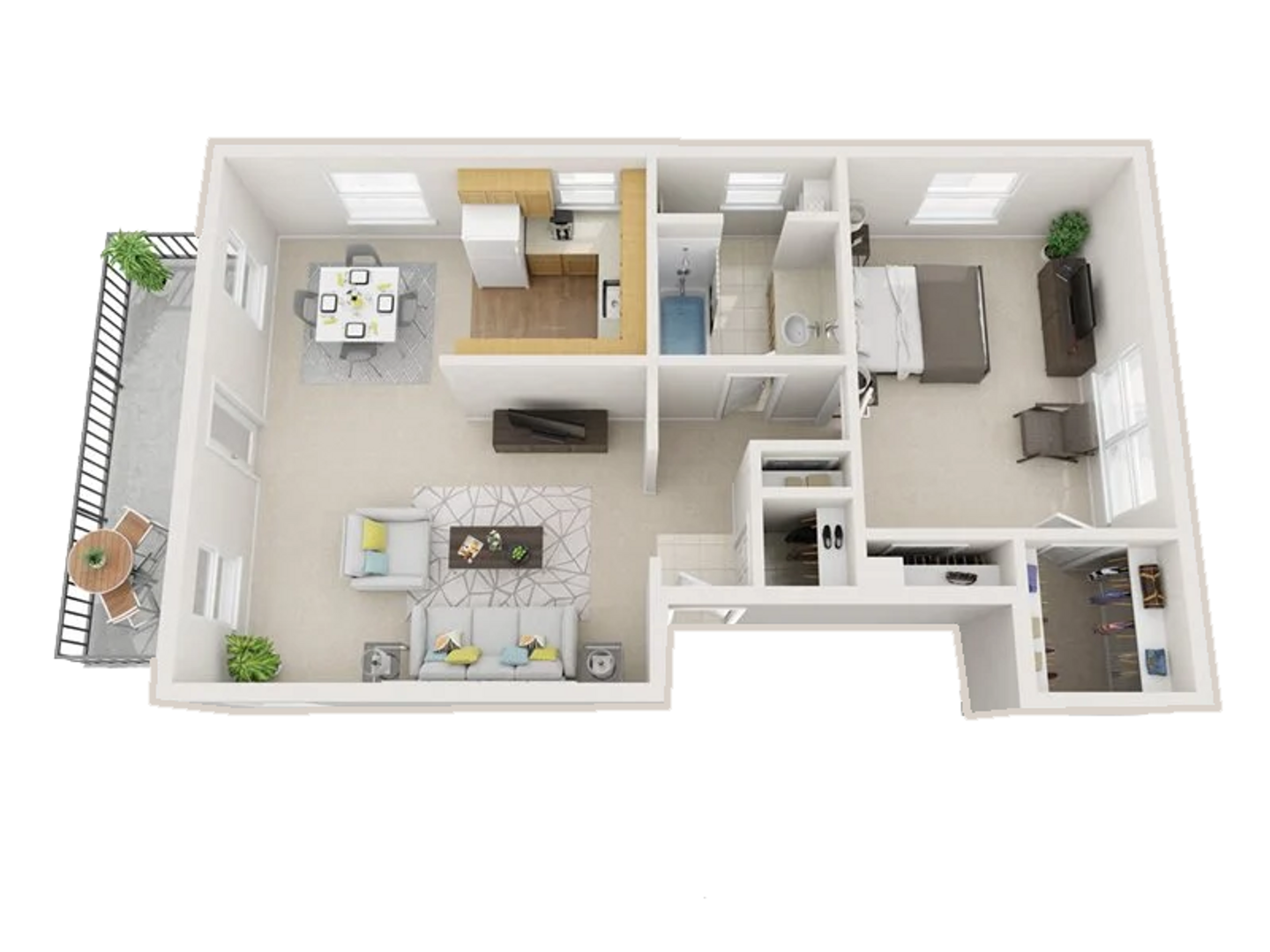 Merriam Apartment: 7200 Eby Avenue