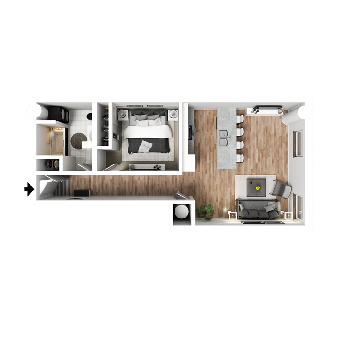 Davenport Apartment: 500 Iowa Street