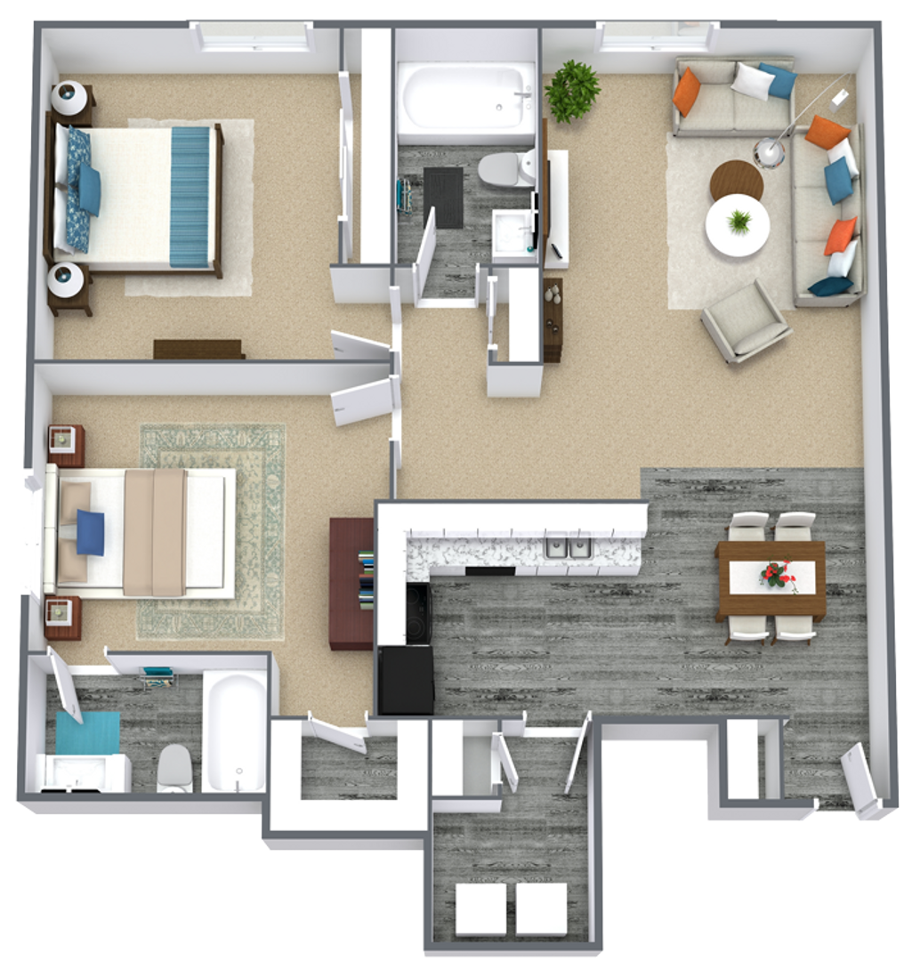 West Des Moines Apartment: 1205-1265 11th Street