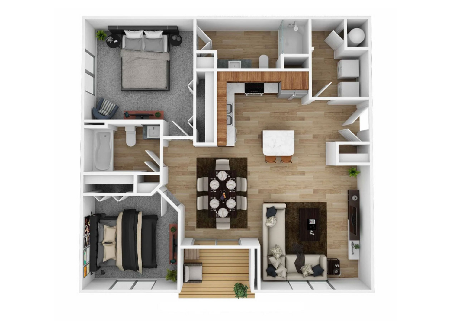 Johnston Apartment: 10425 Dorset Drive, Unit 23