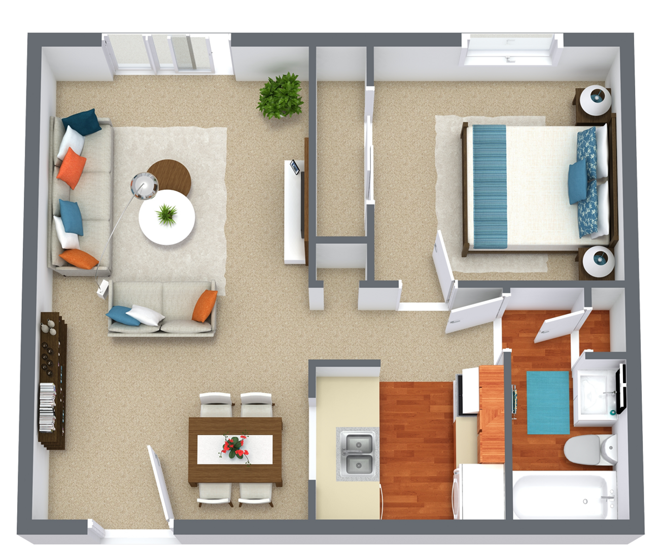 West Des Moines Apartment: 238 52nd Street
