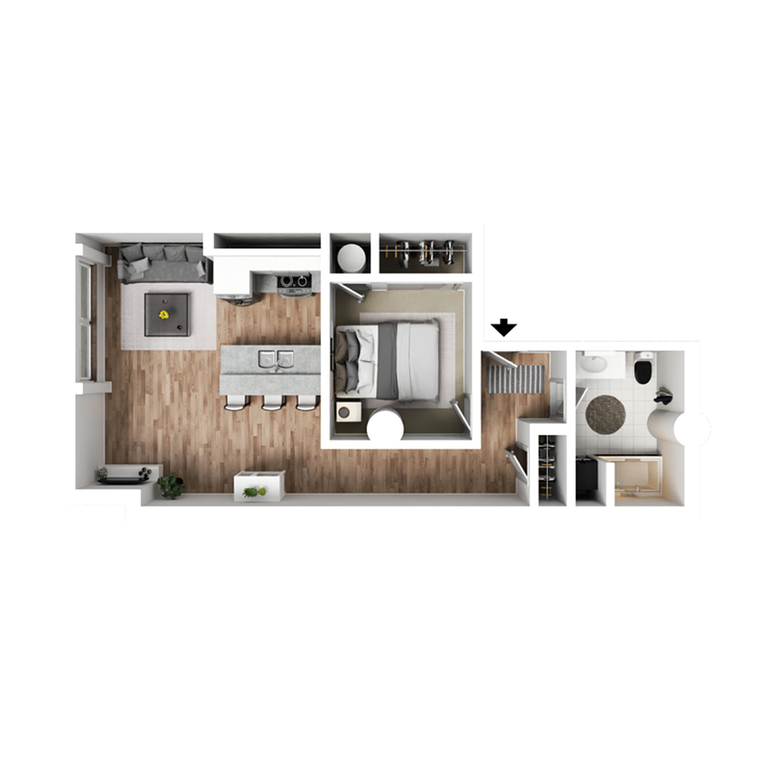 Davenport Apartment: 500 Iowa Street