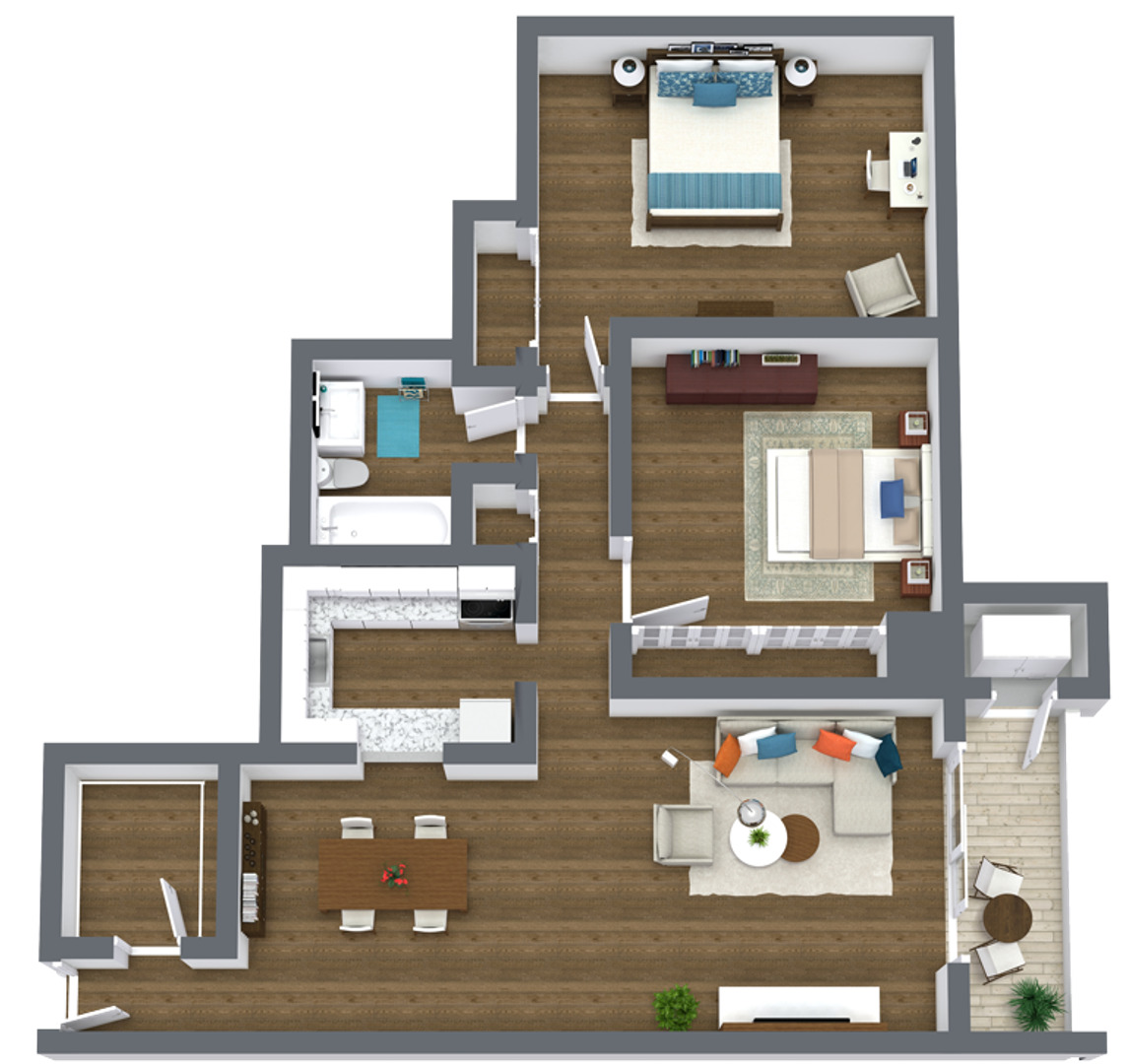 Tinley Park Apartment: 18134 S 66th Court
