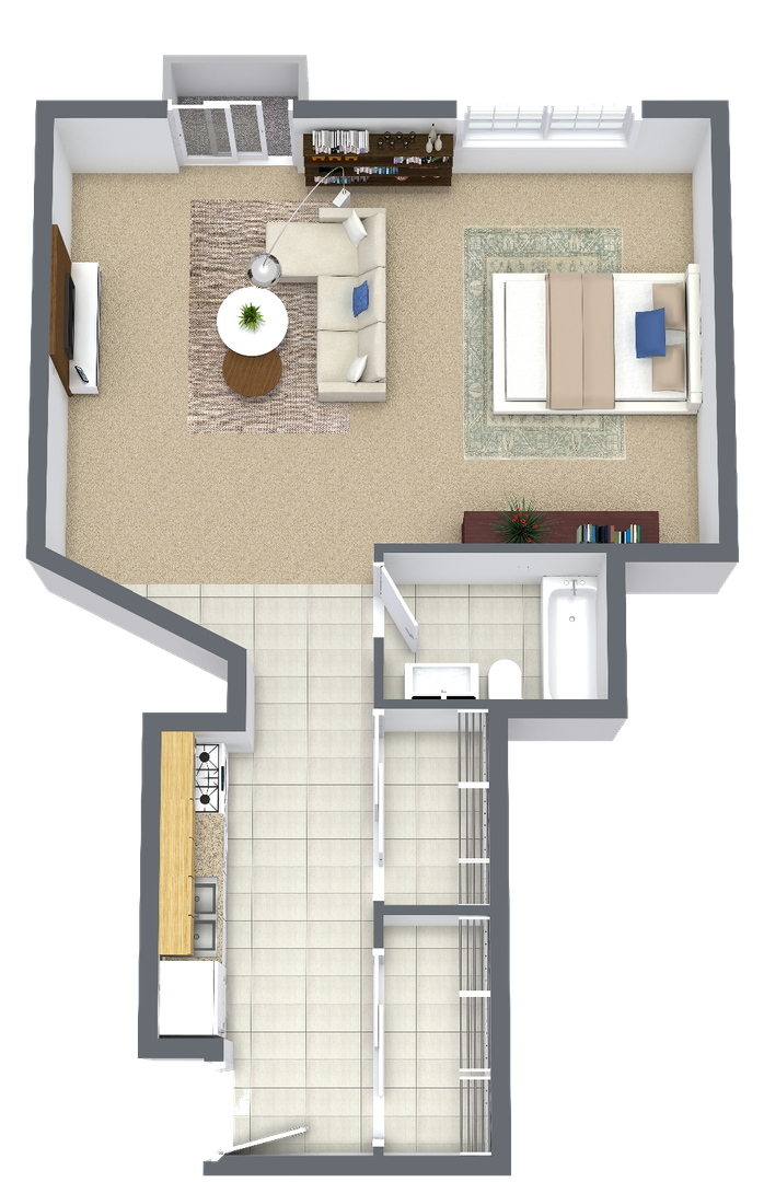 Des Moines Apartment: 615 Park Street