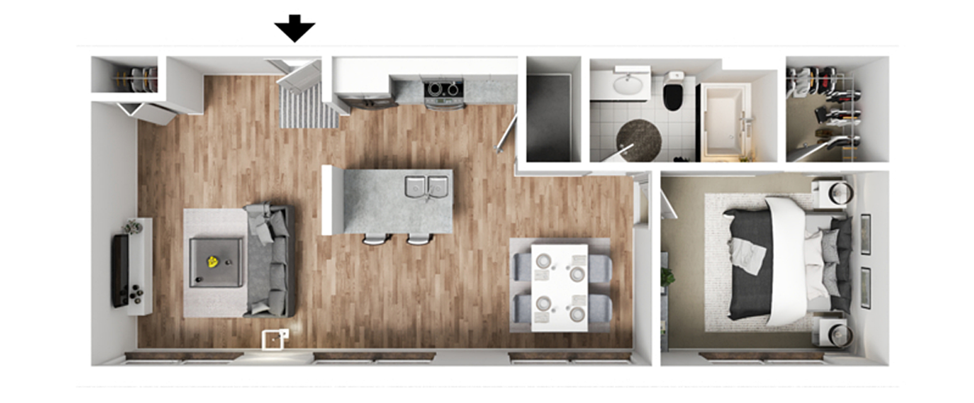 Davenport Apartment: 427 & 505 Iowa Street