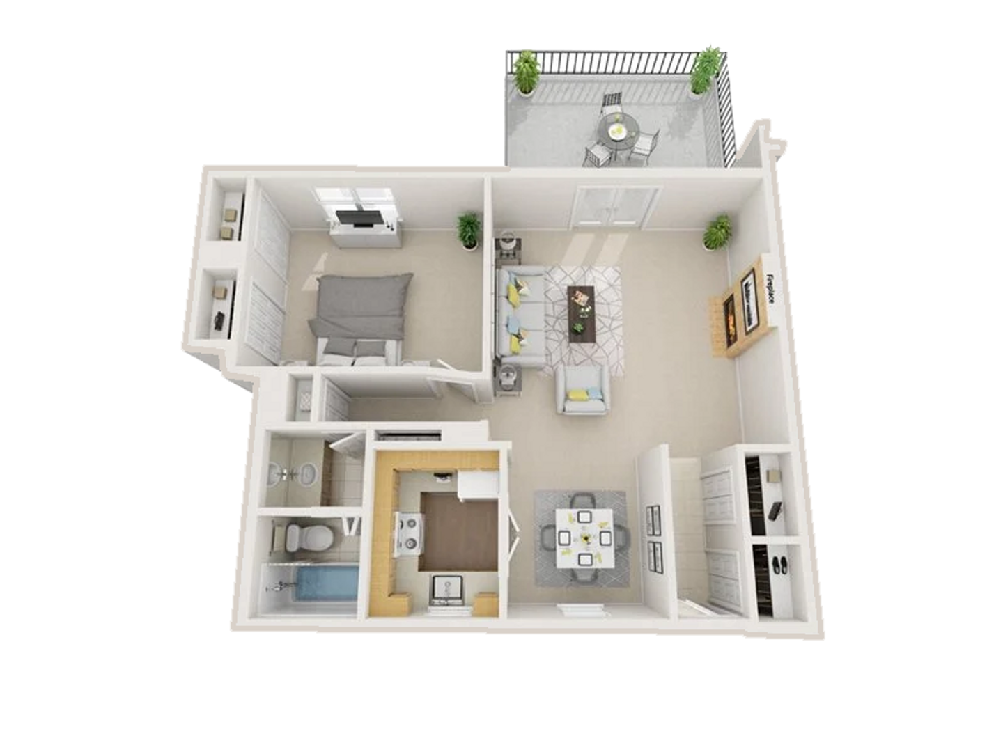 Merriam Apartment: 7200 Eby Avenue