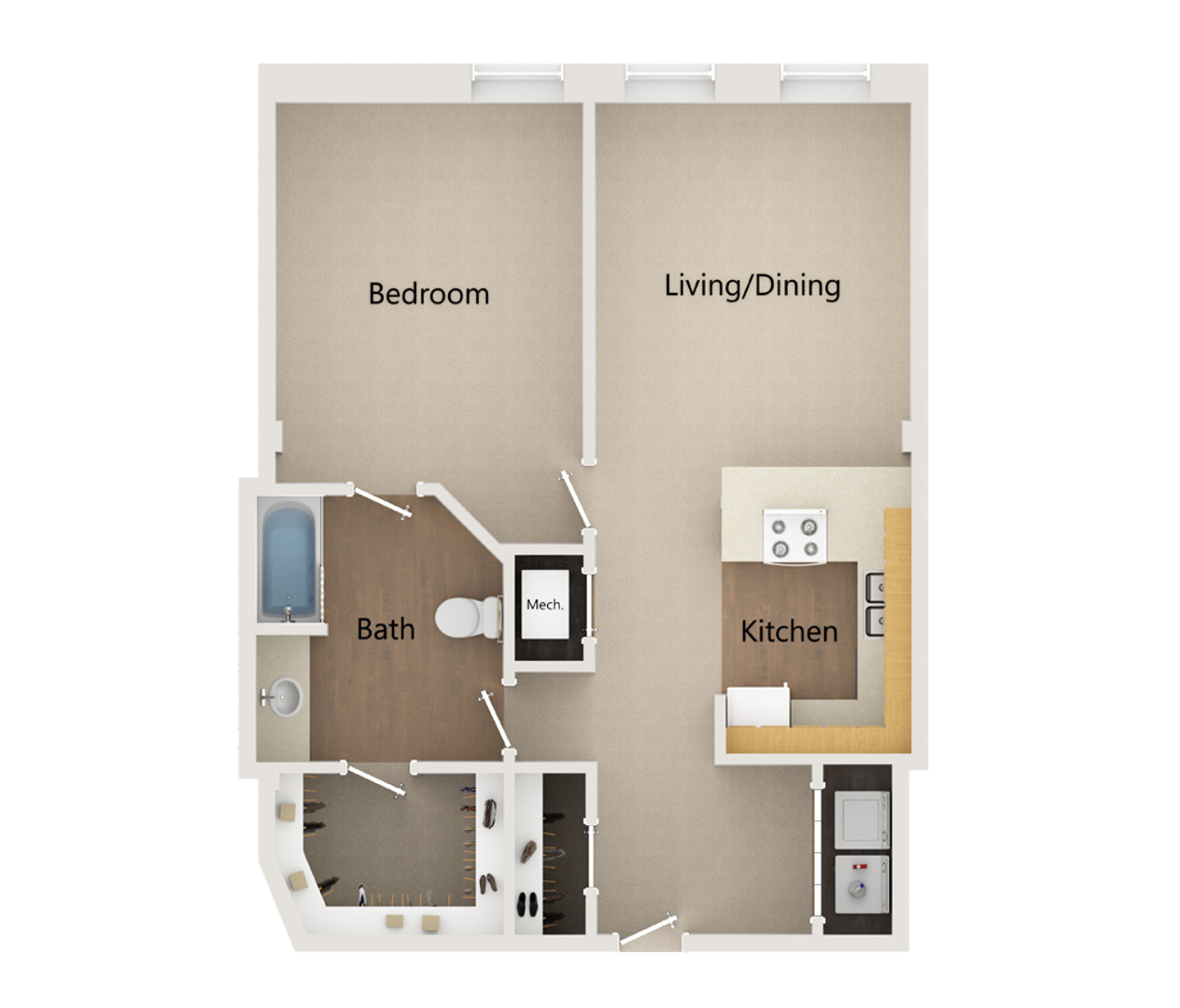 Kansas City Apartment: 1601 Walnut Street