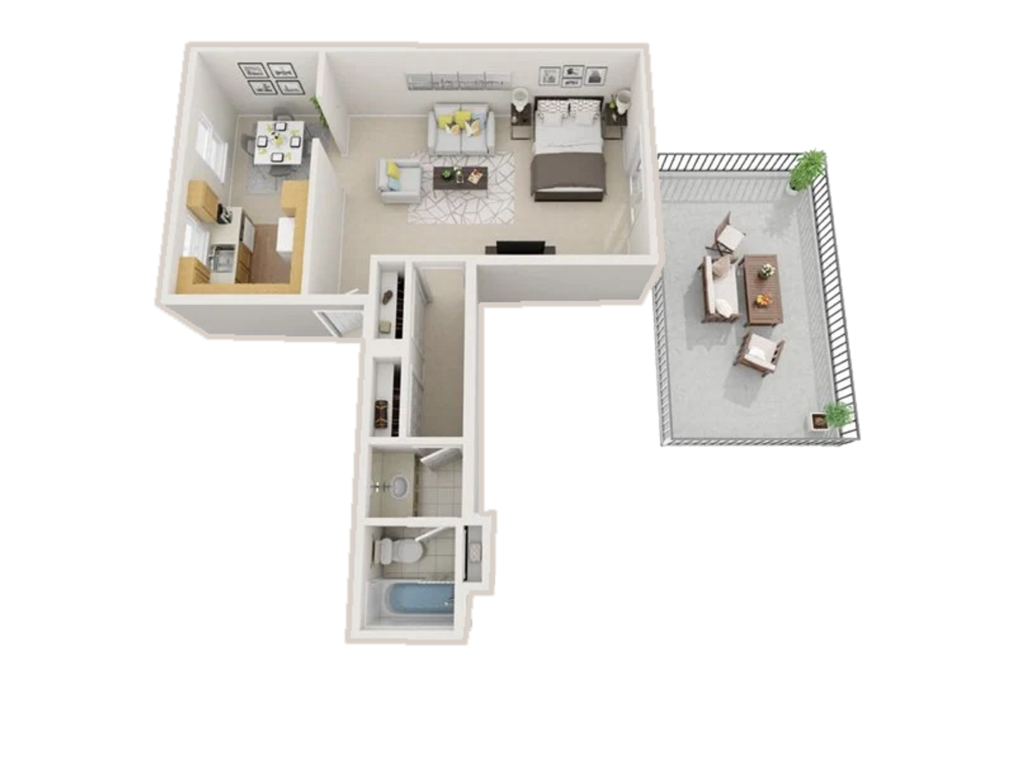 Merriam Apartment: 7200 Eby Avenue