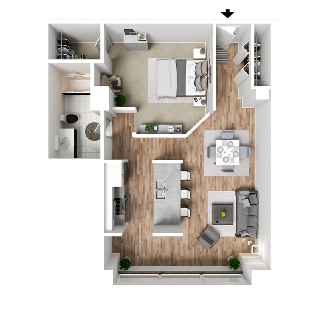 Davenport Apartment: 427 & 505 Iowa Street