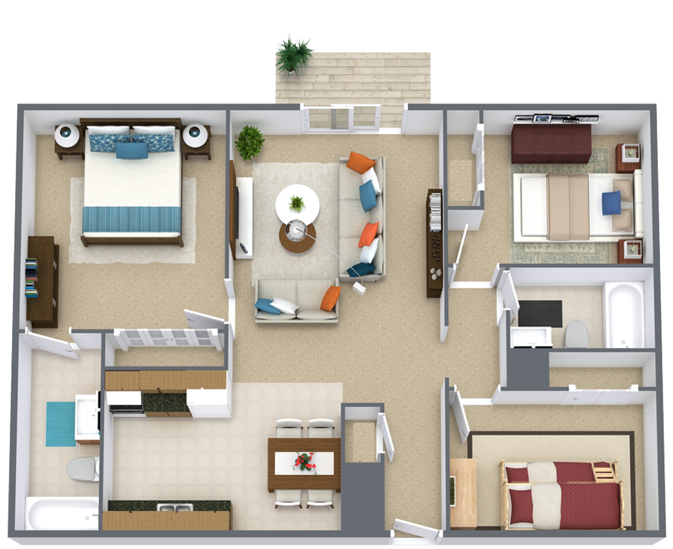 Urbandale Apartment: 3705 Elm Drive