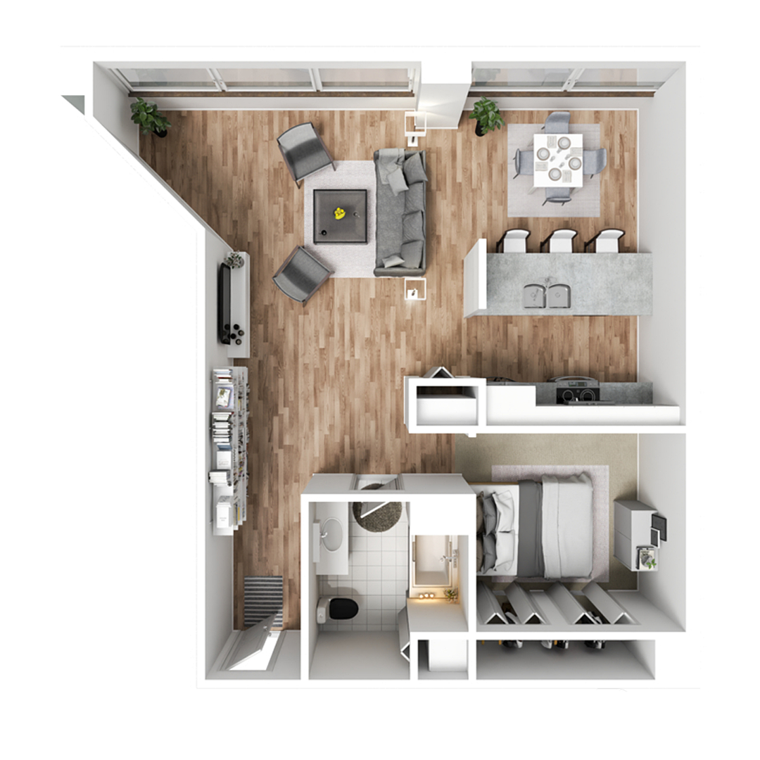 Davenport Apartment: 427 & 505 Iowa Street