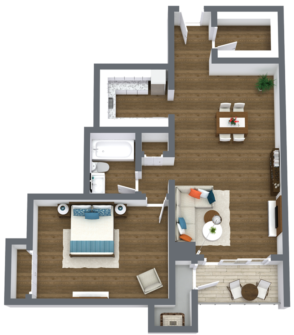 Tinley Park Apartment: 18134 S 66th Court