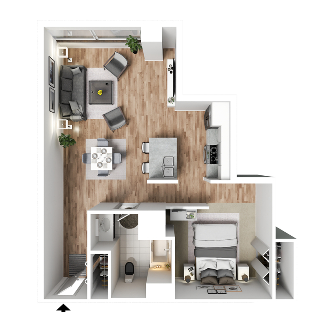 Davenport Apartment: 427 & 505 Iowa Street