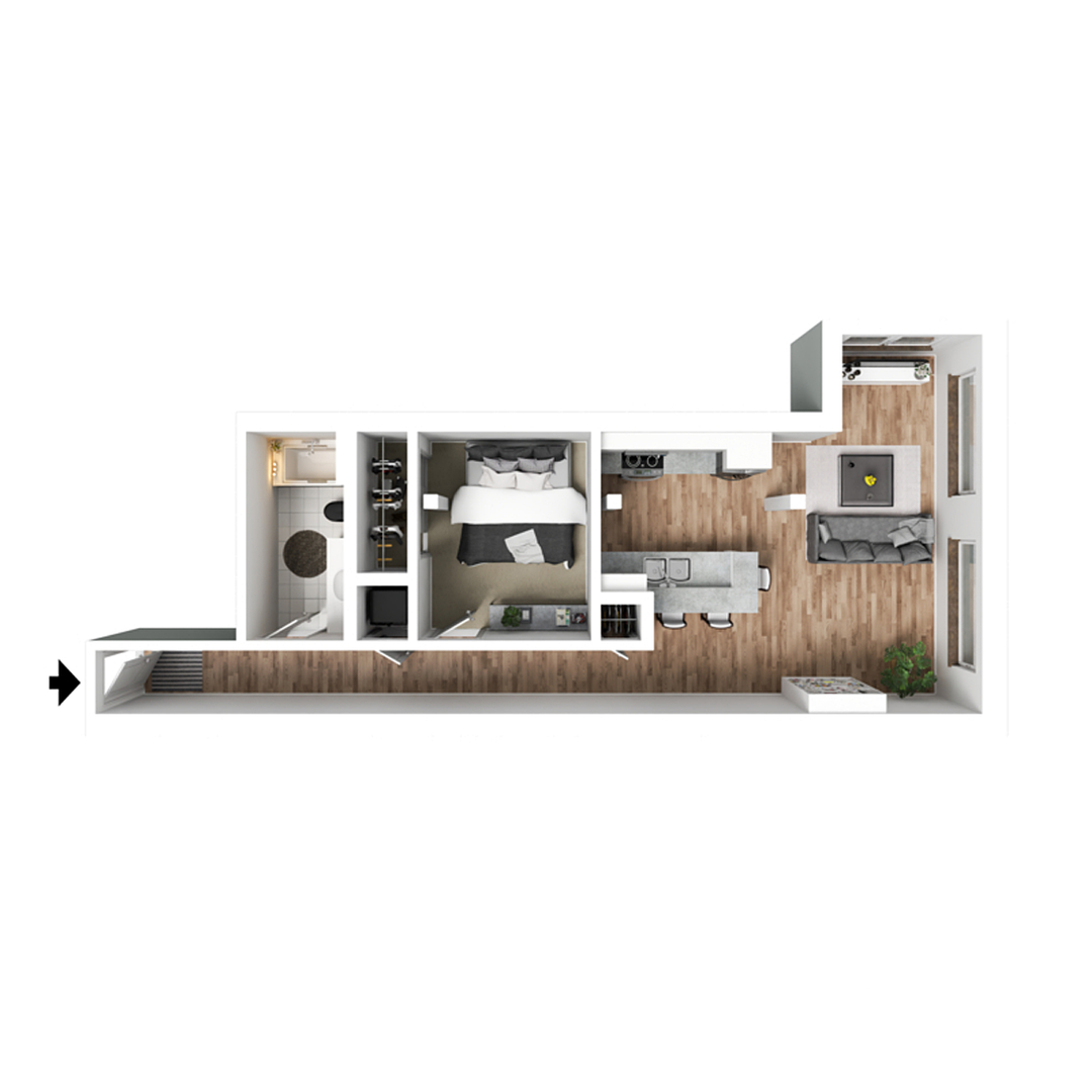 Davenport Apartment: 315 E 5th Street