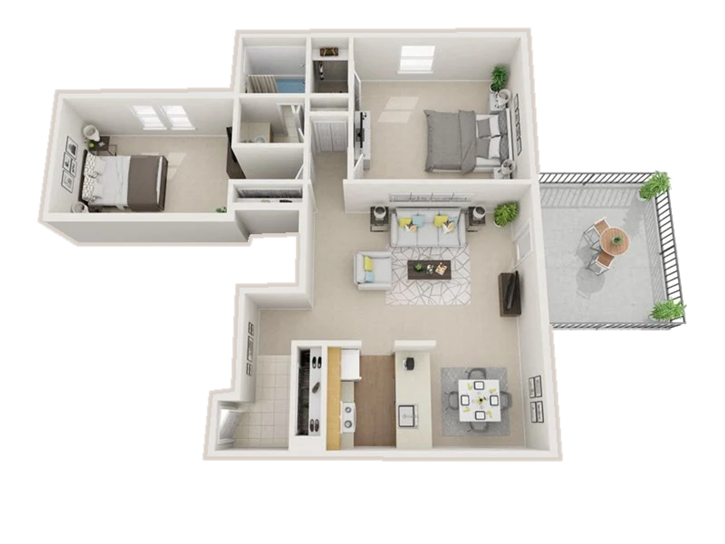 Merriam Apartment: 7200 Eby Avenue