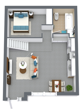2 Bedroom Loft Layout Home – photo 1